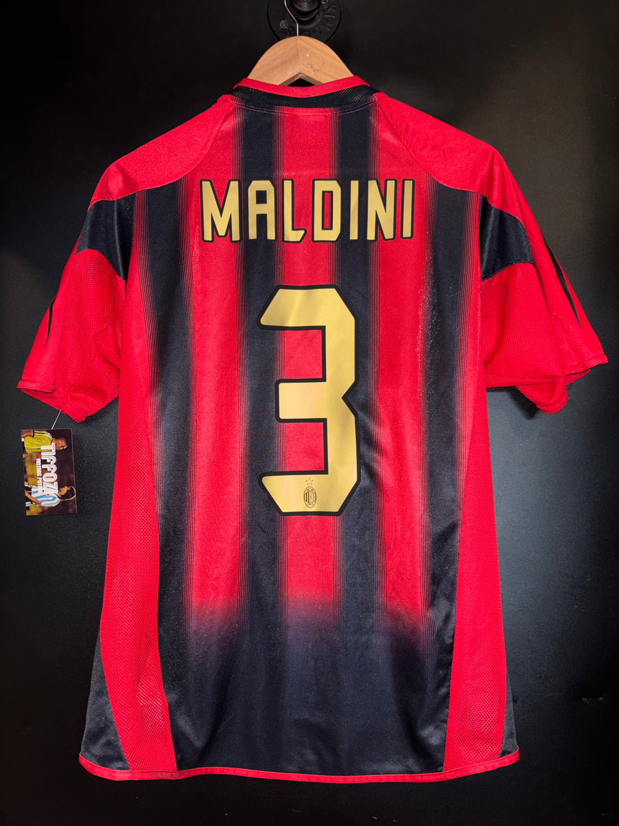 AC MILAN MALDINI 2004-2005 ORIGINAL JERSEY Size S