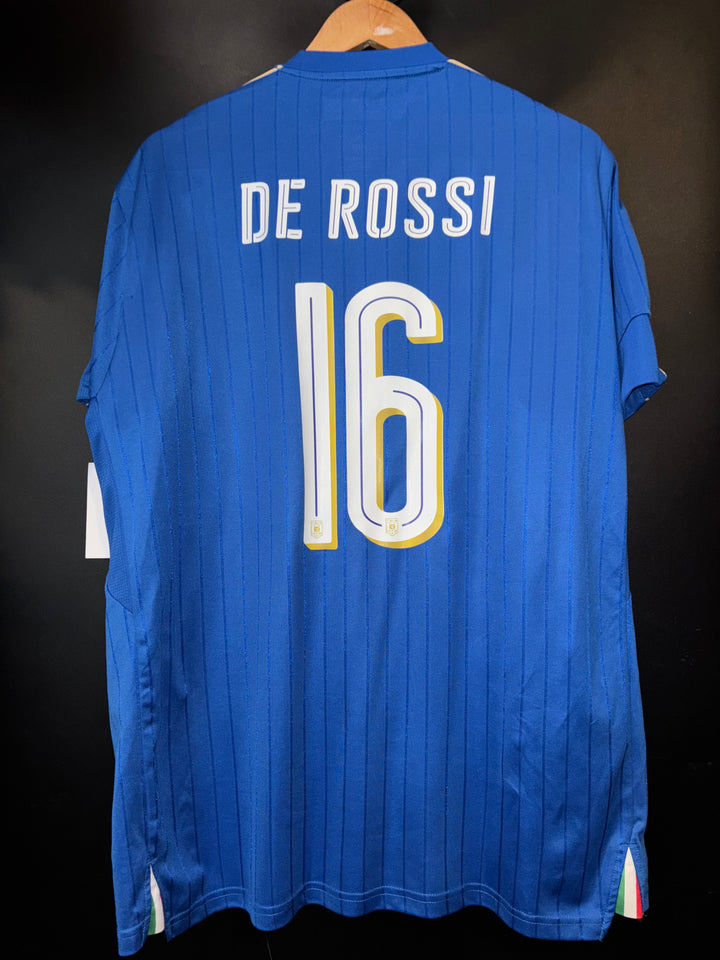 ITALY DE ROSSI 2016-2017 ORIGINAL JERSEY Size 2XL