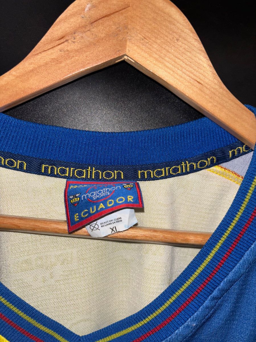 ECUADOR 1997-1998 ORIGINAL JERSEY SIZE XL