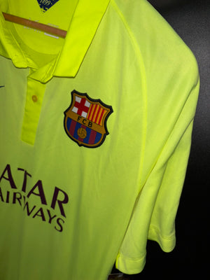 BARCELONA MESSI 2014-2015 ORIGINAL AWAY JERSEY Size L