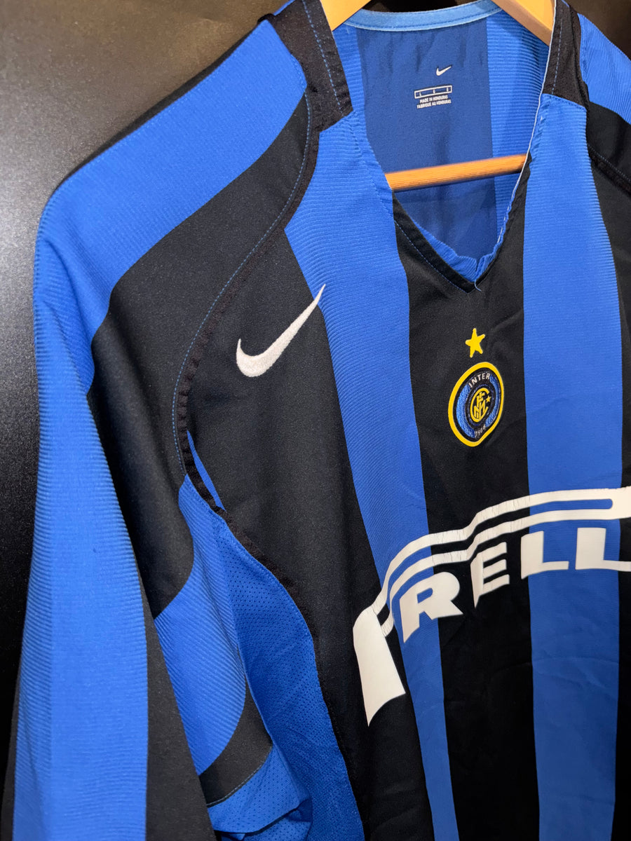 INTER MILAN ADRIANO 2004-2005 ORIGINAL JERSEY Size L