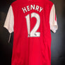ARSENAL HENRY 2011-2012 ORIGINAL JERSEY Size L