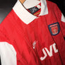 ARSENAL BERGKAMP 1995-1996 ORIGINAL JERSEY Size L