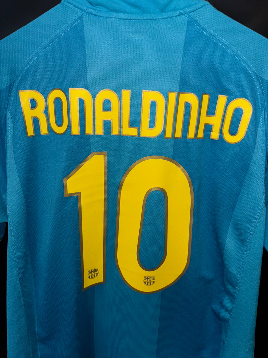 BARCELONA RONALDINHO 2007-2008 ORIGINAL JERSEY Size M