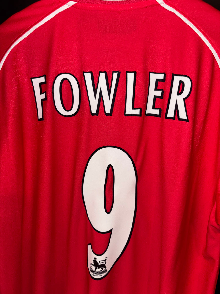 LIVERPOOL FOWLER 2001-2002 ORIGINAL JERSEY Size L