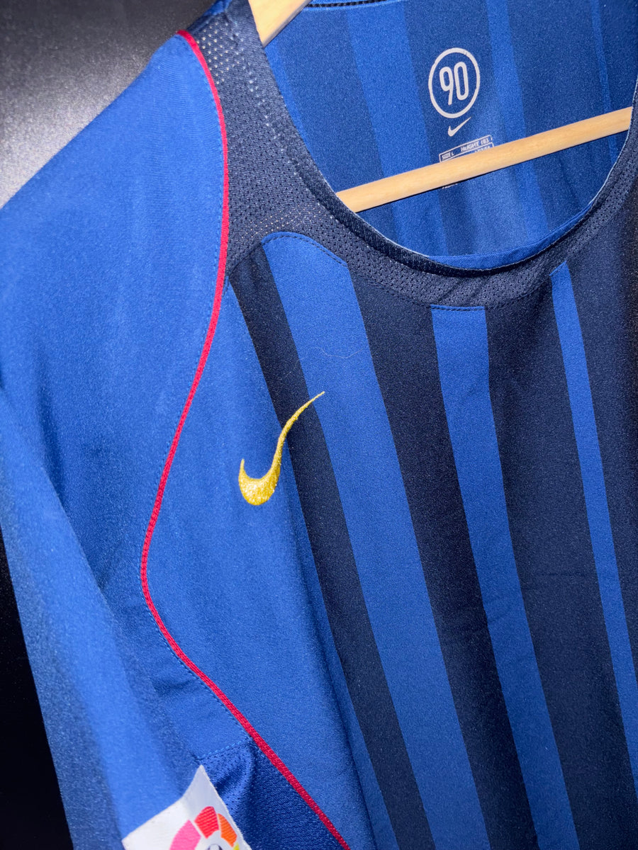 BARCELONA RONALDINHO 2004-2005 ORIGINAL JERSEY Size L