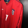 ENGLAND BECKHAM 2002-2003 ORIGINAL JERSEY Size XL