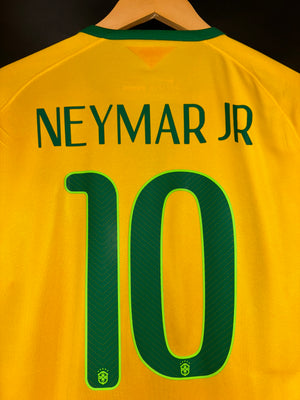 BRAZIL NEYMAR JR 2014-2015 ORIGINAL JERSEY SIZE L