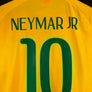 BRAZIL NEYMAR JR 2014-2015 ORIGINAL JERSEY SIZE L