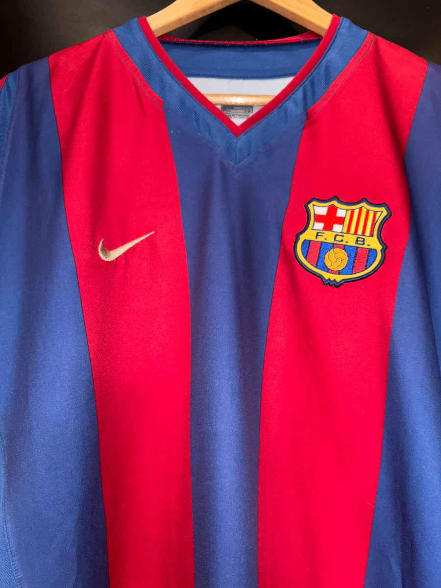 BARCELONA INIESTA 2002-2003 ORIGINAL JERSEY Size 2XL