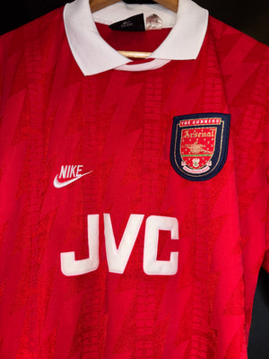 ARSENAL BERGKAMP 1995-1996 ORIGINAL JERSEY Size XL