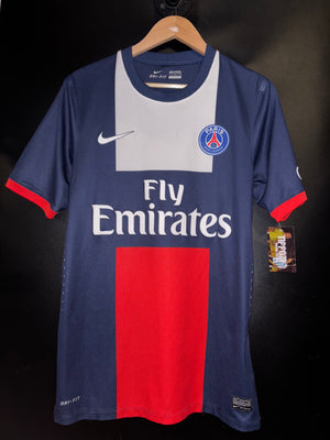 PSG PARIS SAINT GERMAIN BECKHAM 2013-2014 ORIGINAL PLAYER JERSEY SIZE L