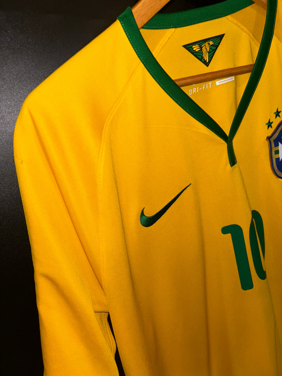 BRAZIL NEYMAR JR 2014-2015 ORIGINAL JERSEY SIZE L