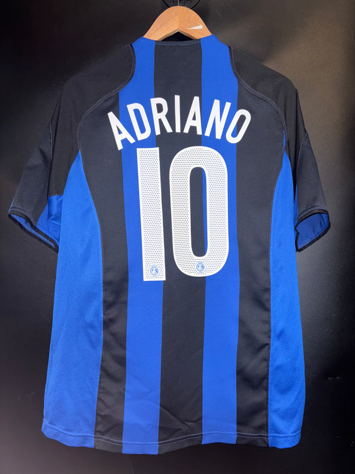 INTER MILAN ADRIANO 2004-2005 ORIGINAL JERSEY Size M