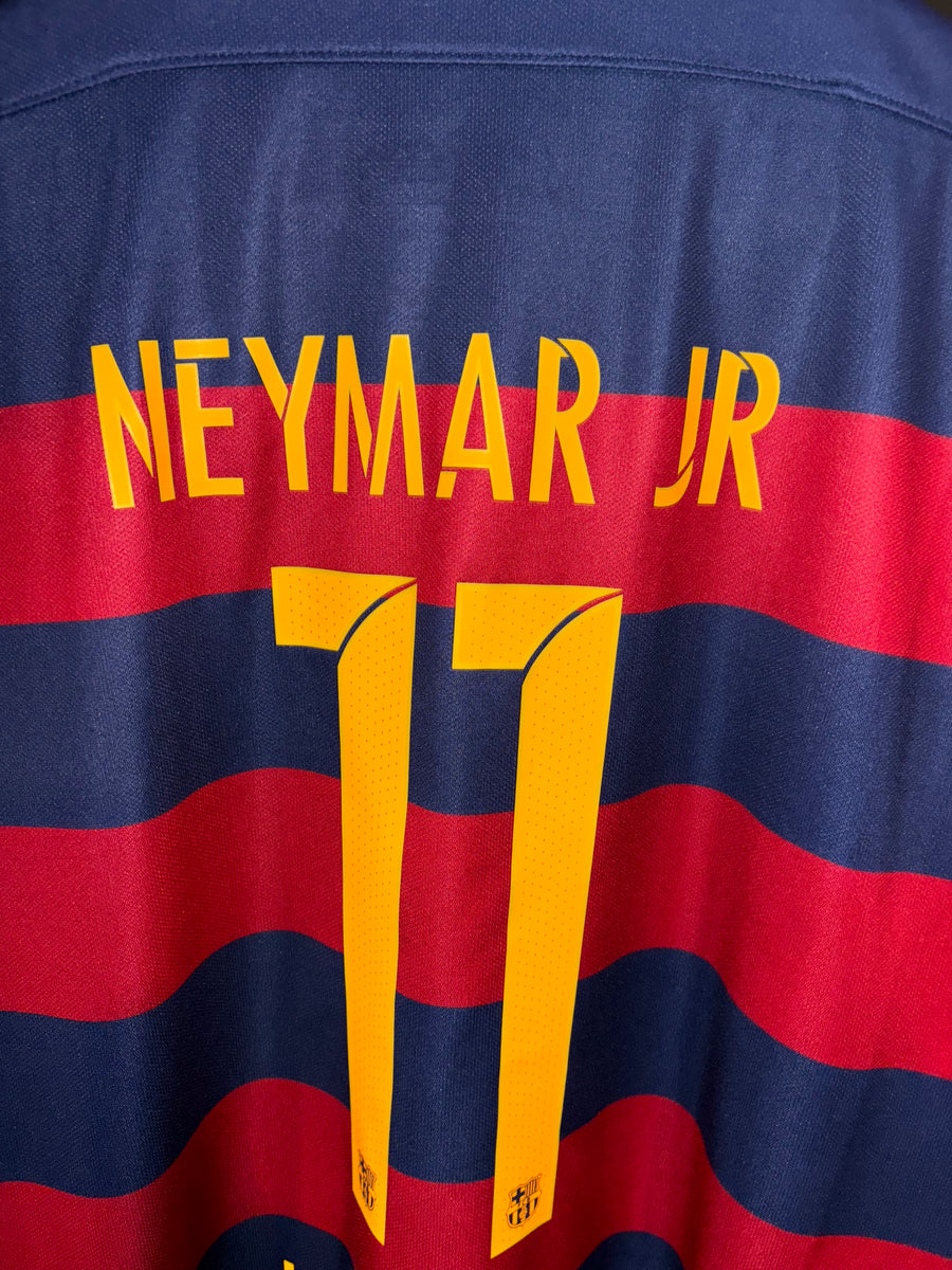 BARCELONA NEYMAR JR 2015-2016 ORIGINAL JERSEY Size XL