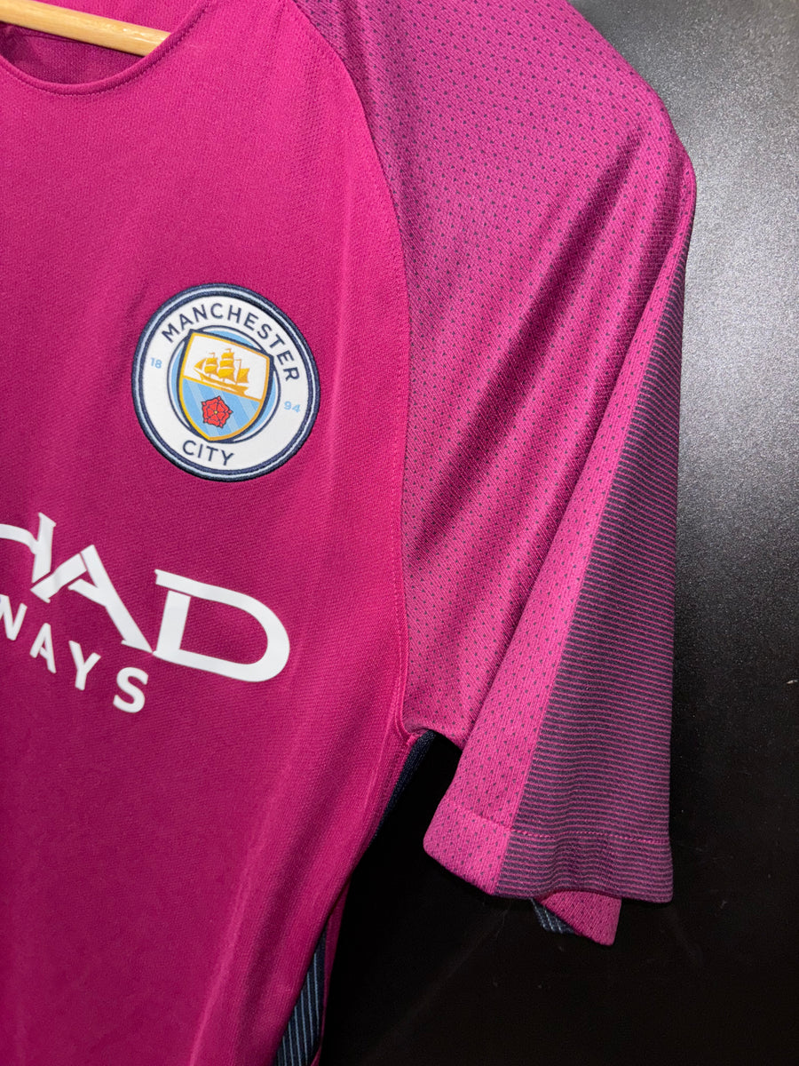 MANCHESTER CITY SILVA 2017-2018 ORIGINAL JERSEY Size M