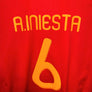 SPAIN INIESTA 2010-2011 ORIGINAL JERSEY Size L