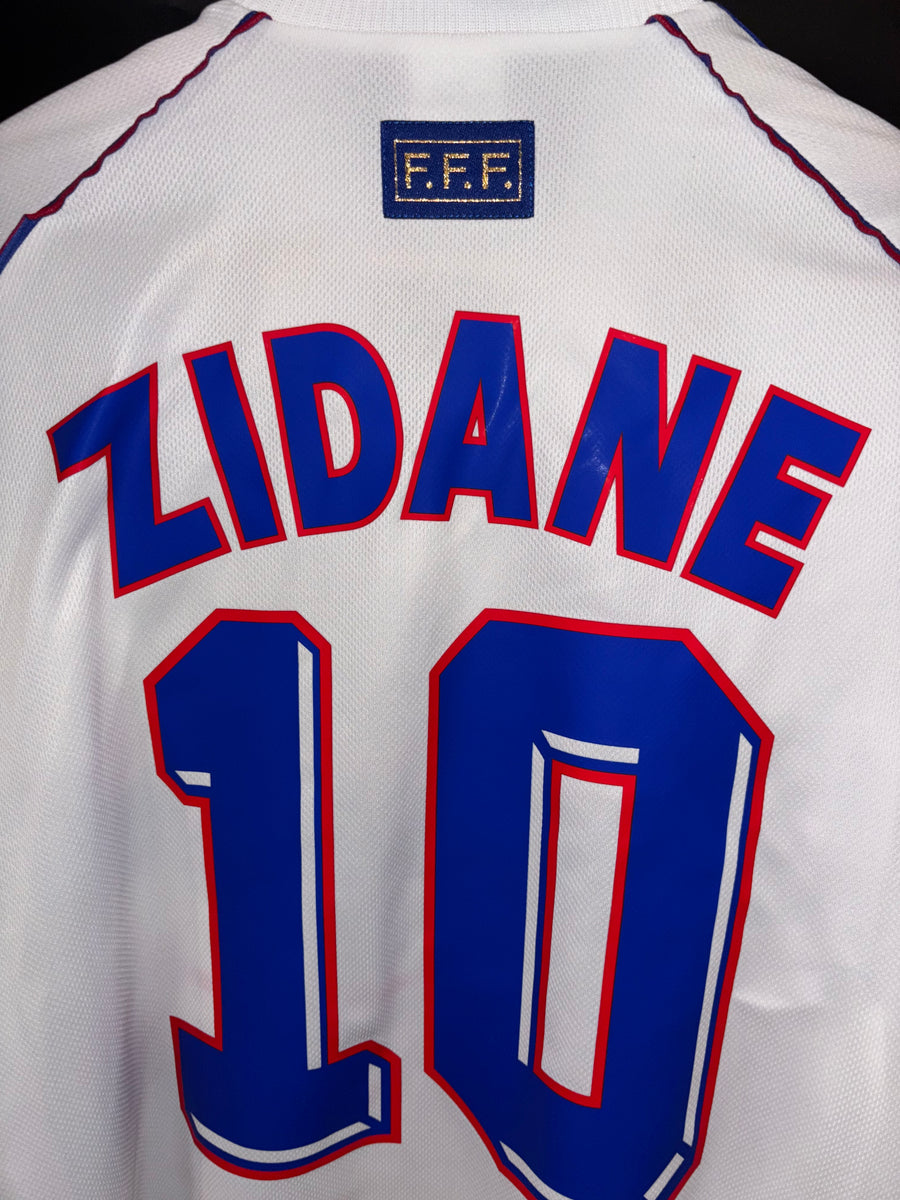 FRANCE ZIDANE 1998-1999 ORIGINAL AWAY JERSEY Size XL