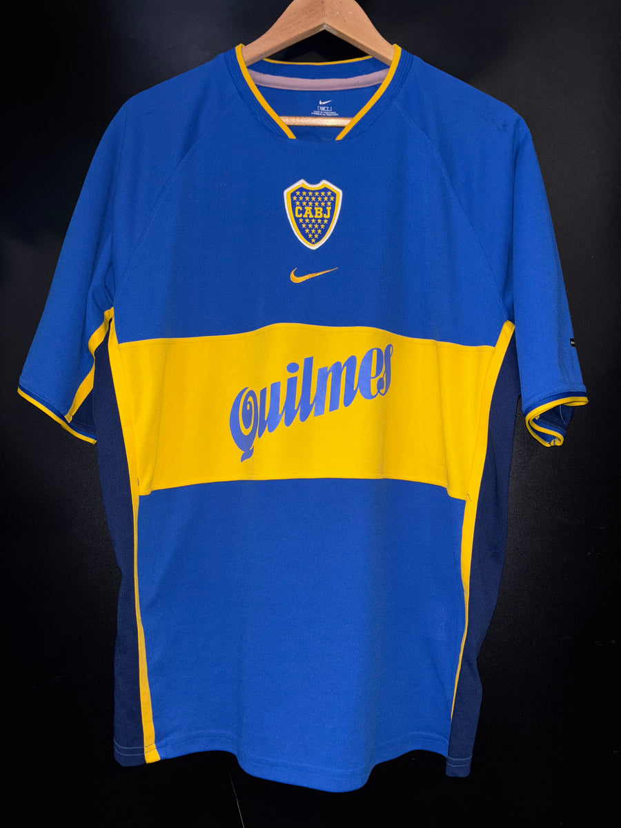 BOCA JUNIORS RIQUELME 2001-2002 ORIGINAL JERSEY Size L