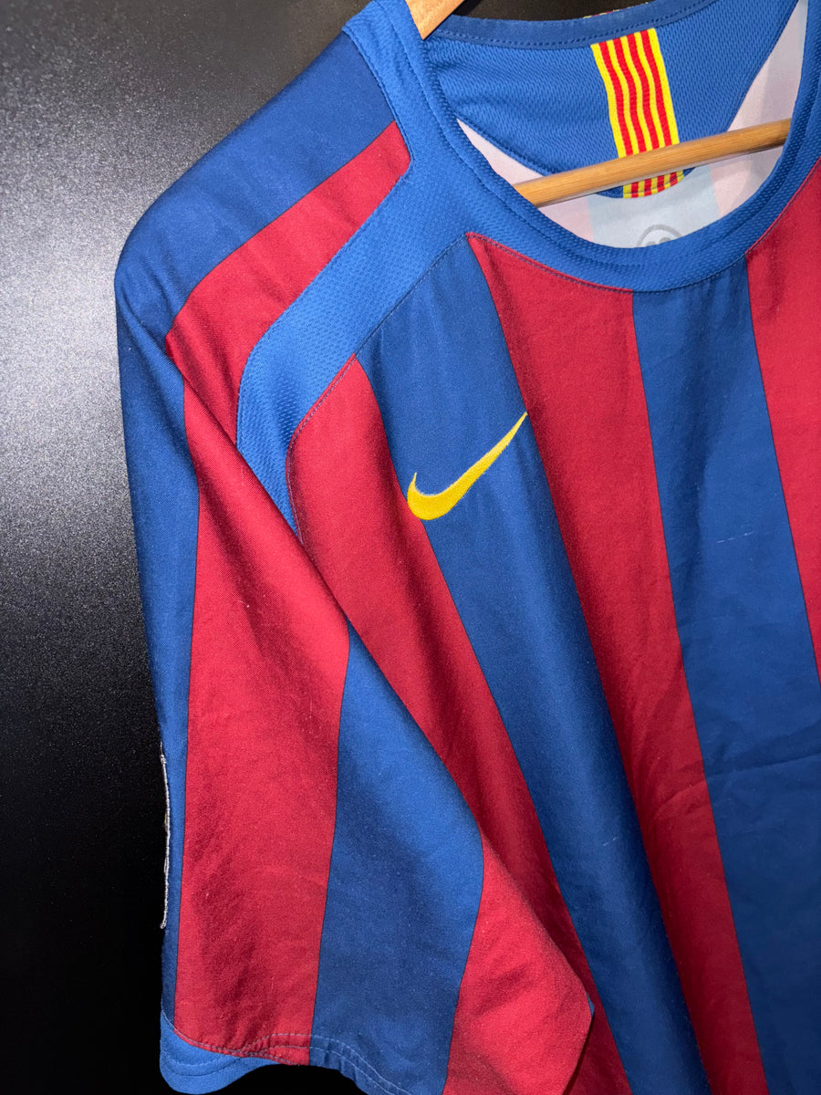 BARCELONA RONALDINHO 2005-2006 ORIGINAL JERSEY Size M