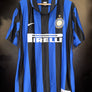 INTER MILAN ADRIANO 2007-2008 ORIGINAL JERSEY Size XL