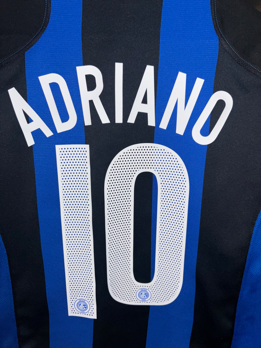 INTER MILAN ADRIANO 2004-2005 ORIGINAL JERSEY Size M