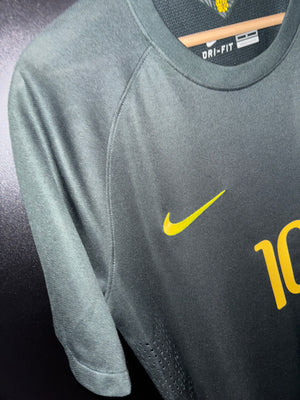 BRAZIL NEYMAR JR 2014-2015 ORIGINAL PLAYER JERSEY SIZE M