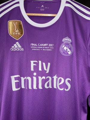 REAL MADRID RONALDO 2016-2017 ORIGINAL AWAY JERSEY SIZE L