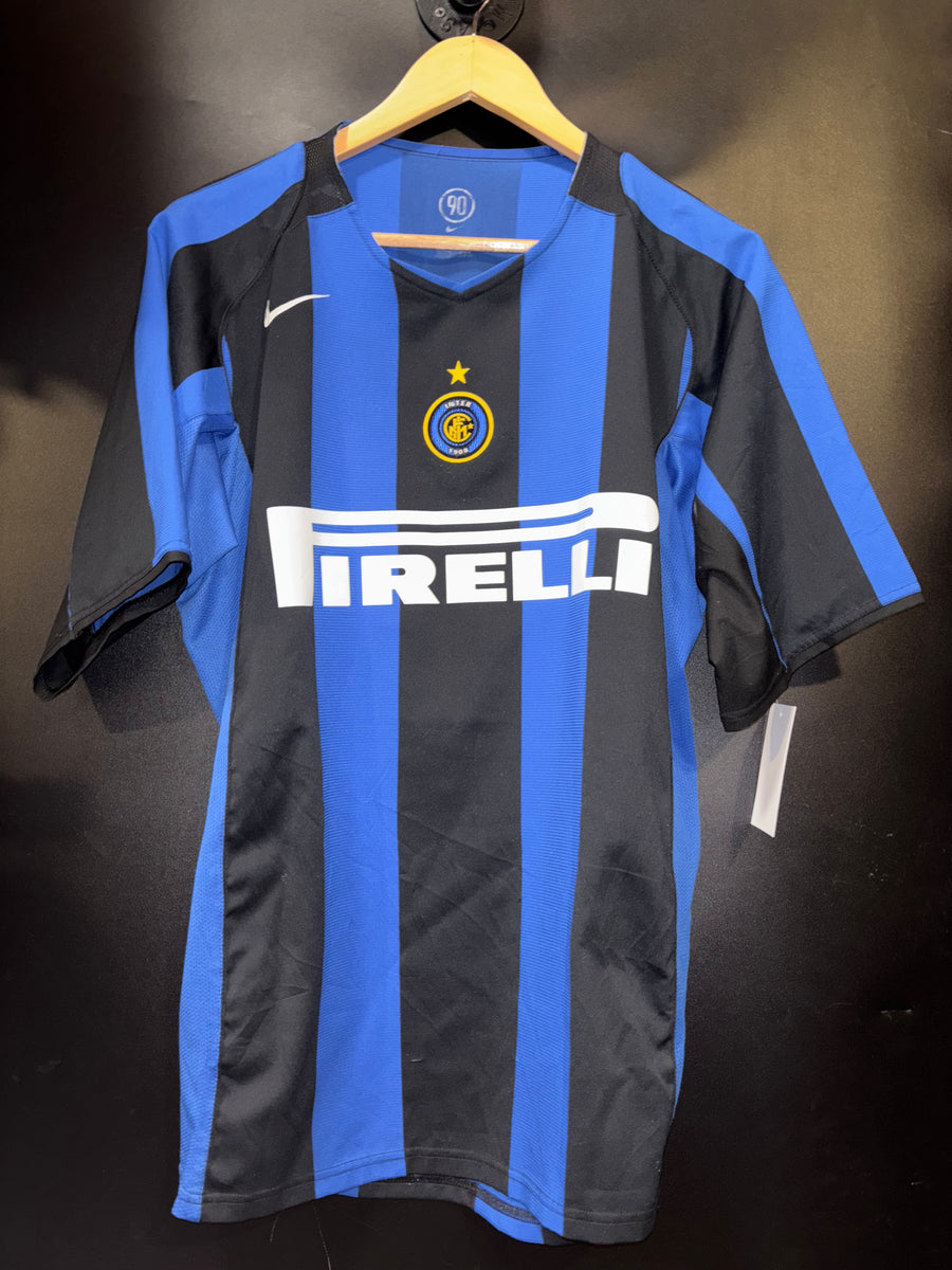 INTER MILAN ADRIANO 2004-2005 ORIGINAL JERSEY Size XL