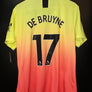MANCHESTER CITY DE BRUYNE 2019-2020 ORIGINAL JERSEY Size L