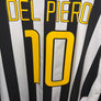JUVENTUS DEL PIERO 2003-2004 ORIGINAL JERSEY Size XL