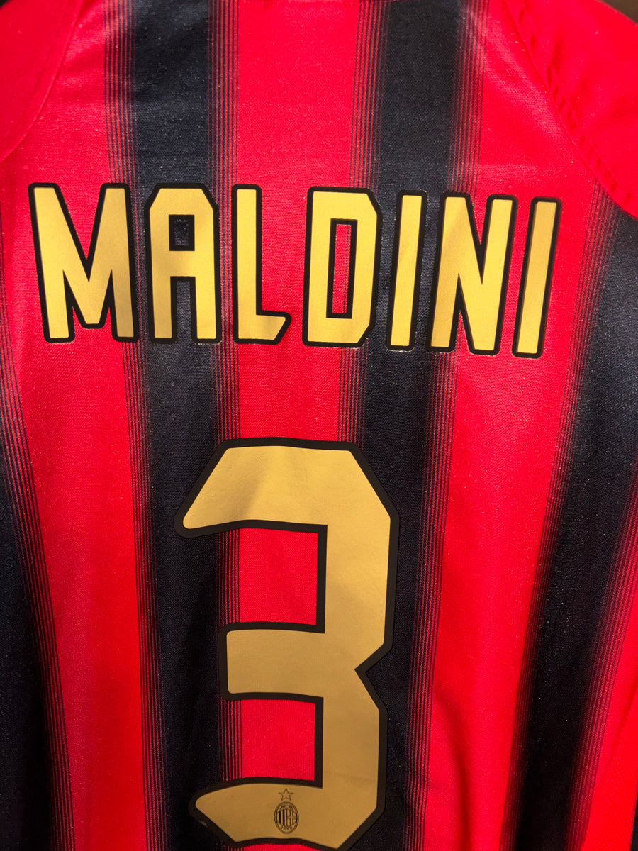 AC MILAN MALDINI 2004-2005 ORIGINAL JERSEY Size S