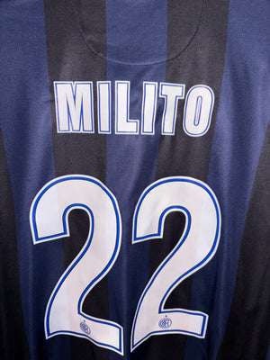 INTER MILAN MILITO 2013-2014 ORIGINAL JERSEY Size M