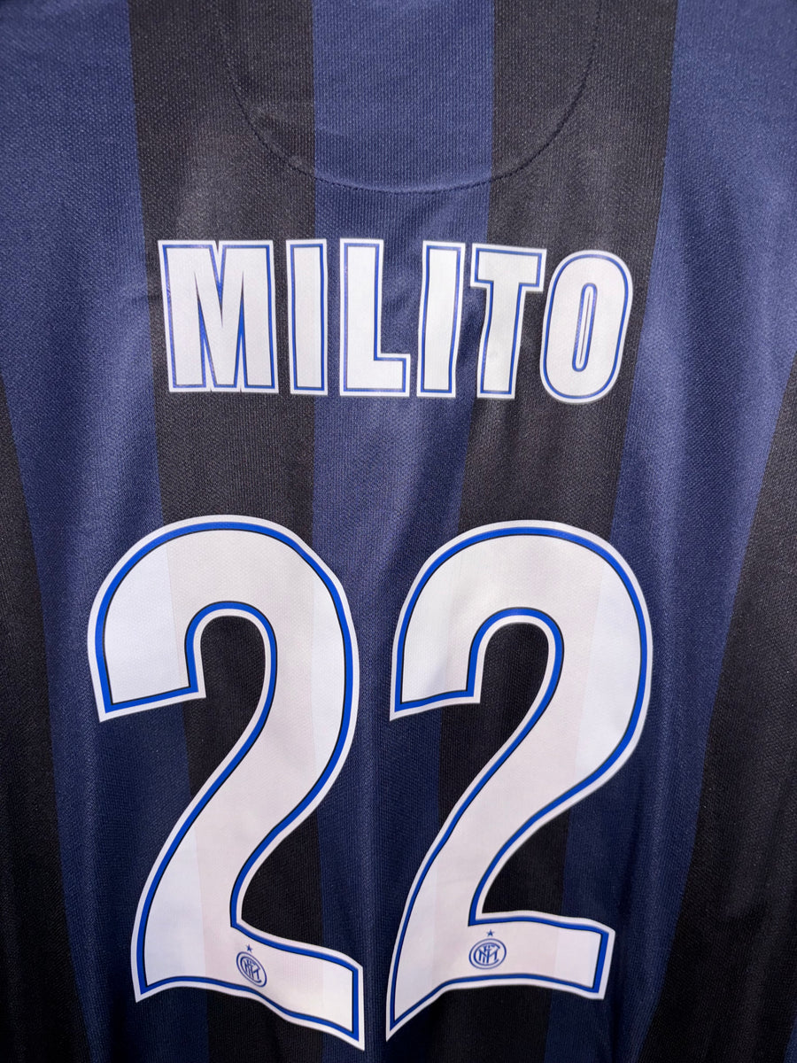 INTER MILAN MILITO 2013-2014 ORIGINAL JERSEY Size M