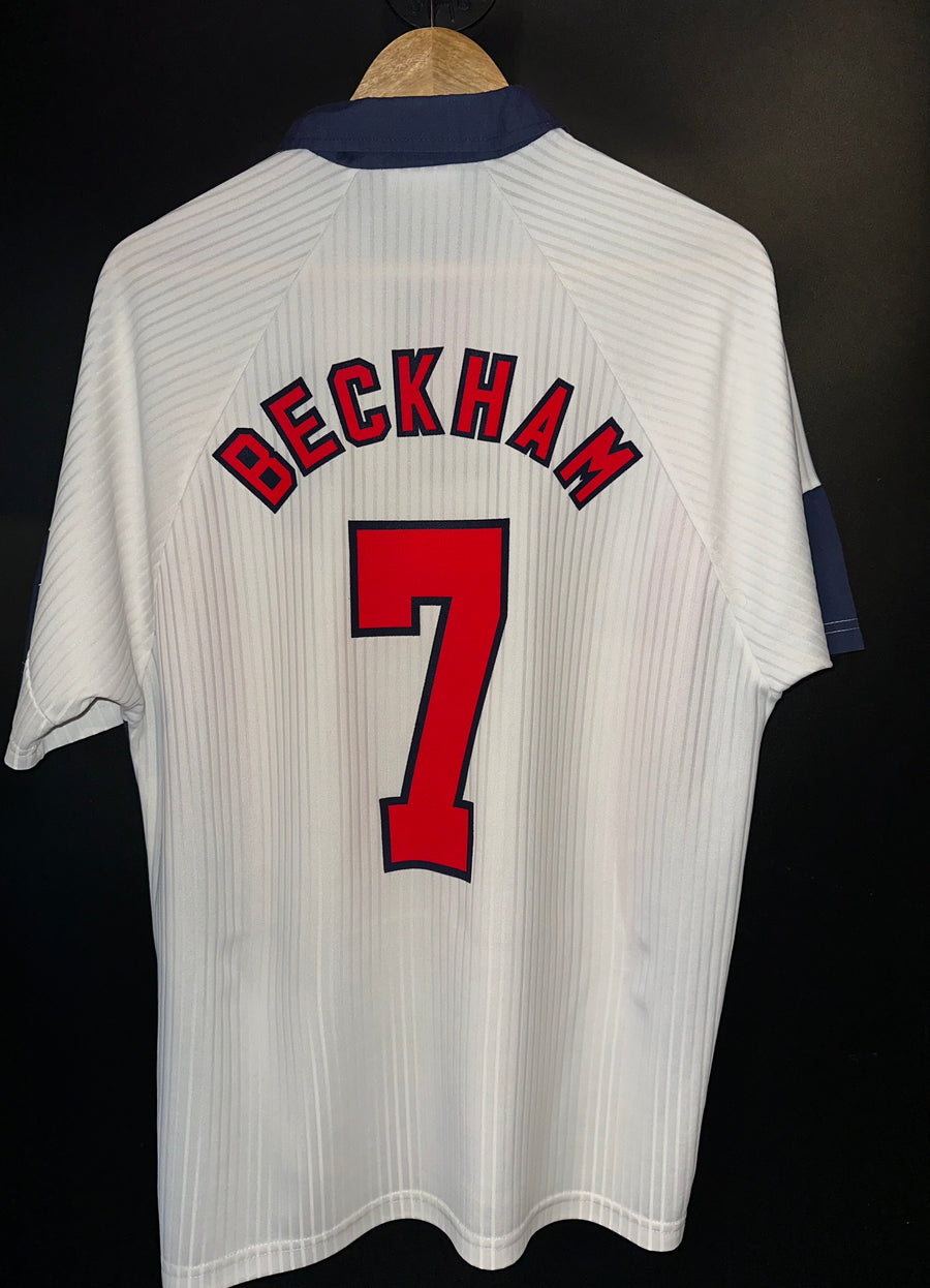 ENGLAND BECKHAM 1998-1999 ORIGINAL  JERSEY Size L