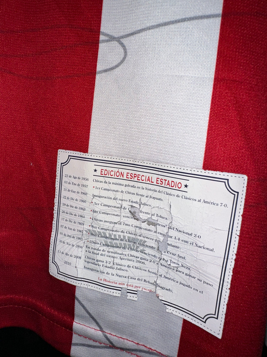 CHIVAS DE GUADALAJARA STADIUM EDITION 2009-2010 ORIGINAL JERSEY Size L