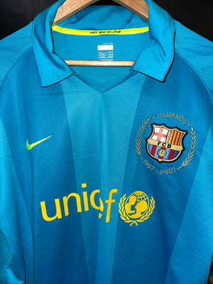 BARCELONA RONALDINHO 2007-2008 ORIGINAL JERSEY Size XL