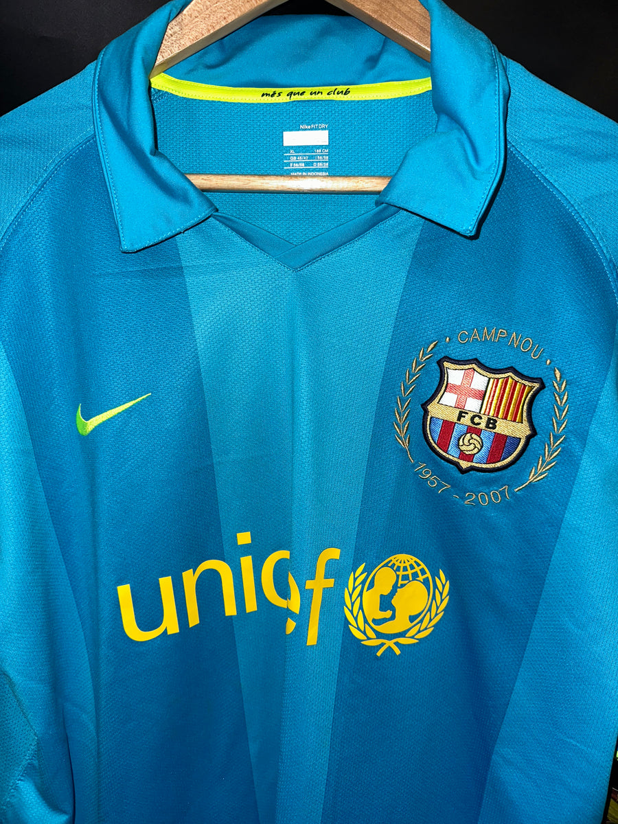 BARCELONA RONALDINHO 2007-2008 ORIGINAL JERSEY Size XL