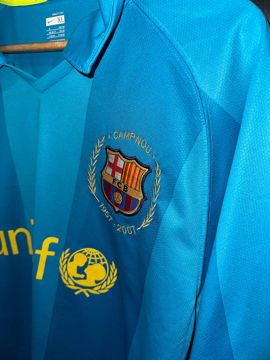 BARCELONA RONALDINHO 2007-2008 ORIGINAL JERSEY Size XL