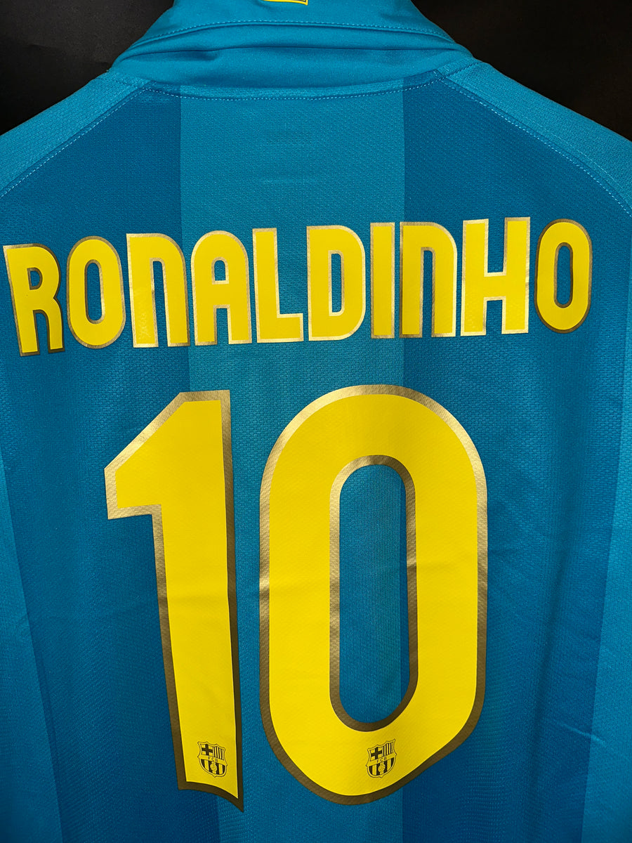 BARCELONA RONALDINHO 2007-2008 ORIGINAL JERSEY Size XL