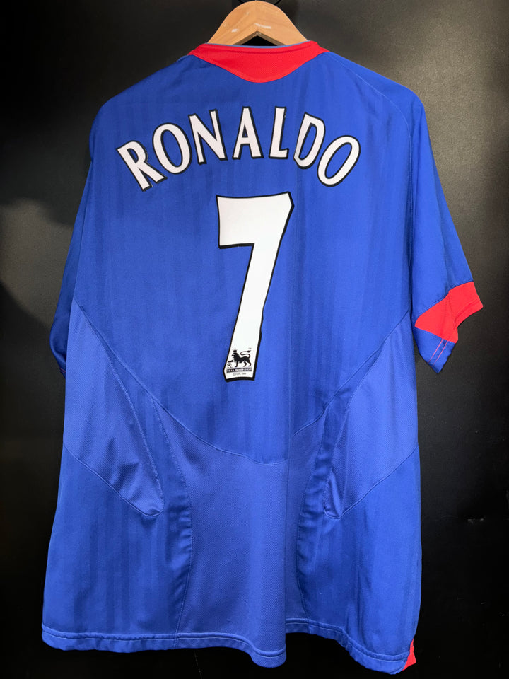 MANCHESTER UNITED RONALDO 2004-2005 ORIGINAL JERSEY Size XL