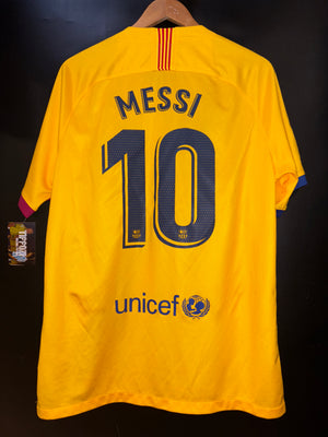 BARCELONA MESSI 2019-2020 ORIGINAL AWAY JERSEY Size L