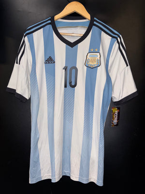 ARGENTINA MESSI 2014-2015 ORIGINAL JERSEY Size L