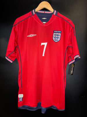 ENGLAND BECKHAM 2002-2003 ORIGINAL JERSEY Size L