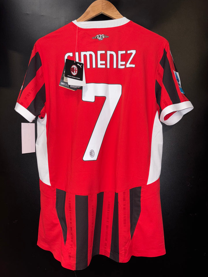 AC MILAN GIMENEZ 2024-2025 ORIGINAL PLAYER JERSEY Size L