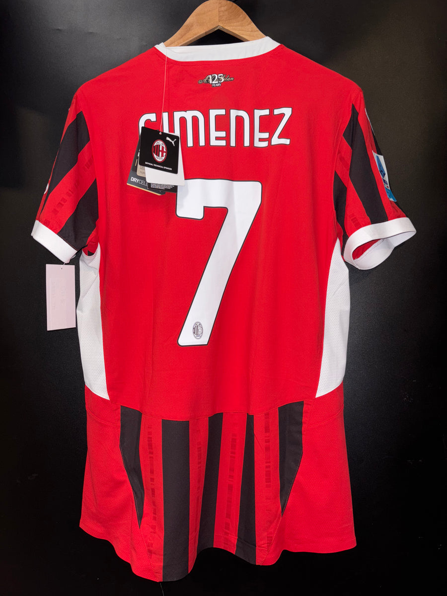 AC MILAN GIMENEZ 2024-2025 ORIGINAL PLAYER JERSEY Size L
