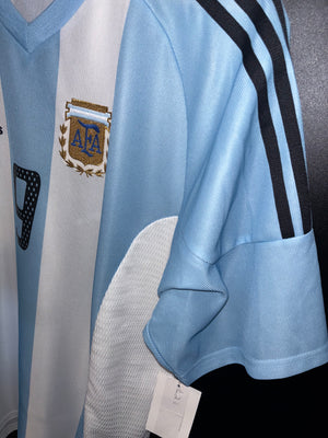 ARGENTINA BATISTUTA 2002-2003 ORIGINAL JERSEY Size L