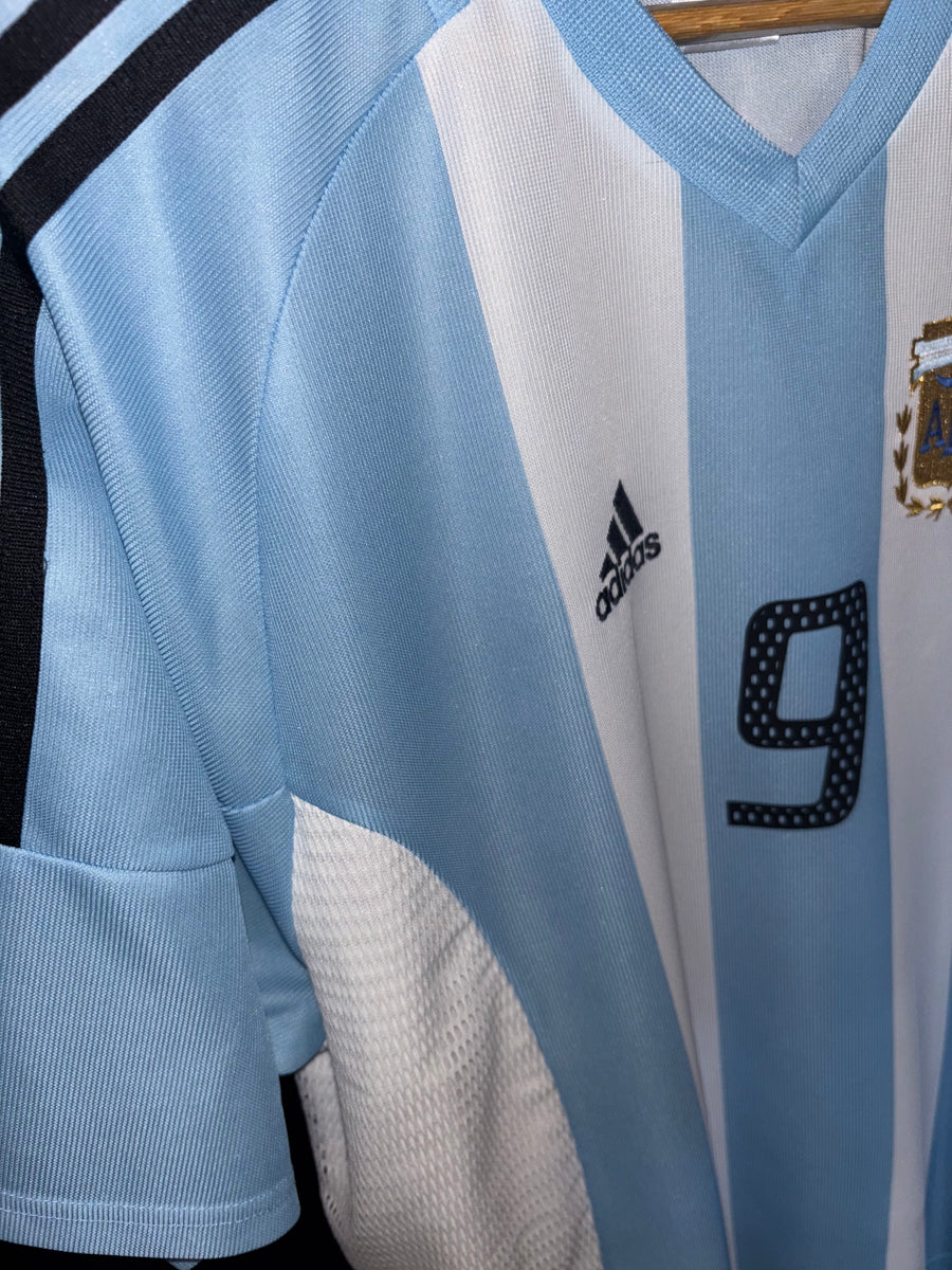 ARGENTINA BATISTUTA 2002-2003 ORIGINAL JERSEY Size L