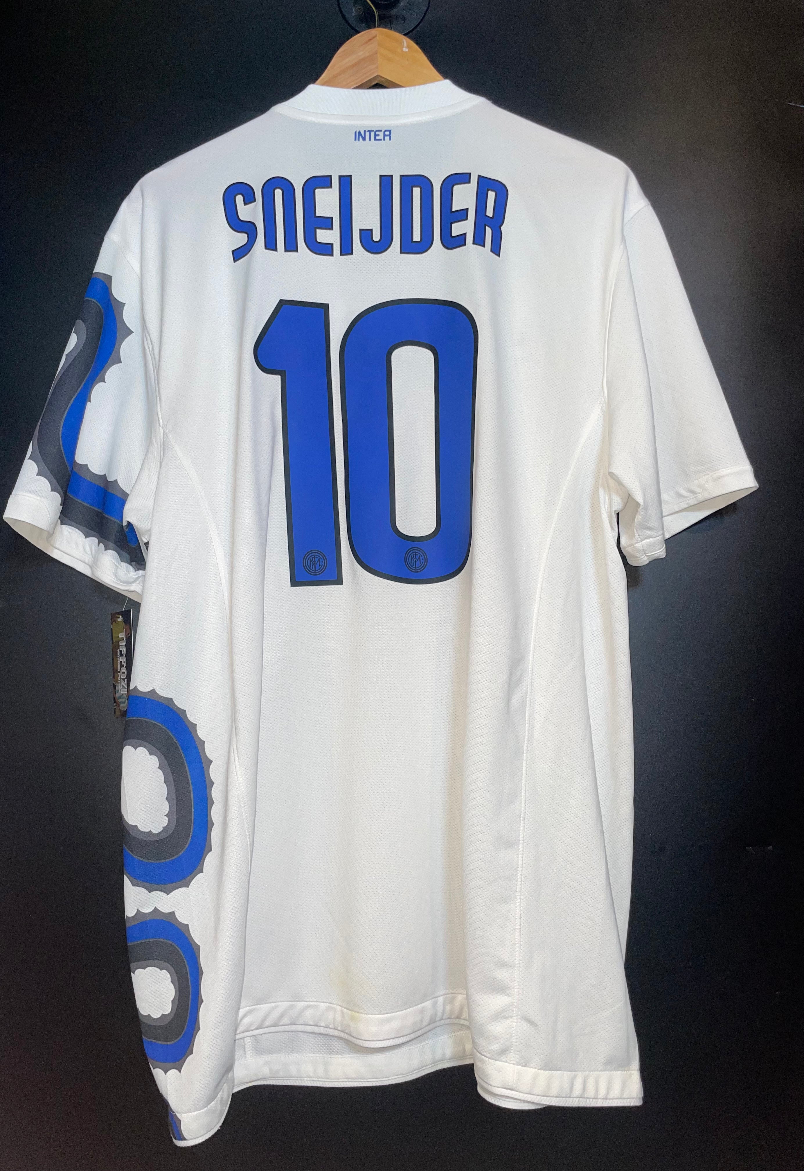 2010 2011 Inter Milan Sneijder Away authentic Jersey