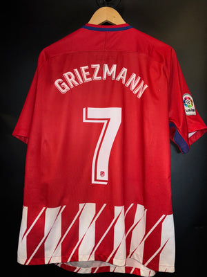 ATLETICO MADRID GRIEZMANN 2017-2018 ORIGINAL JERSEY Size XL